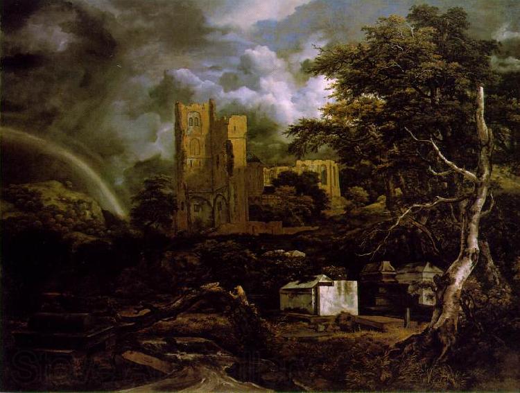 Jacob van Ruisdael Jewish Cemetery Spain oil painting art